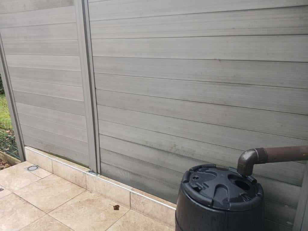 4 Omheinigspanelen 180 x 200 WPC, Tuin en Terras, Ophalen