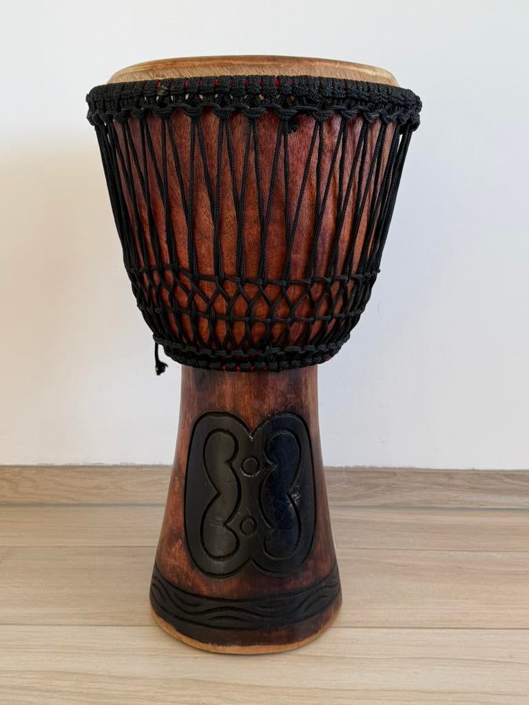 Djembee (te herstellen)  met draagtas, Muziek en Instrumenten, Ophalen, Zo goed als nieuw