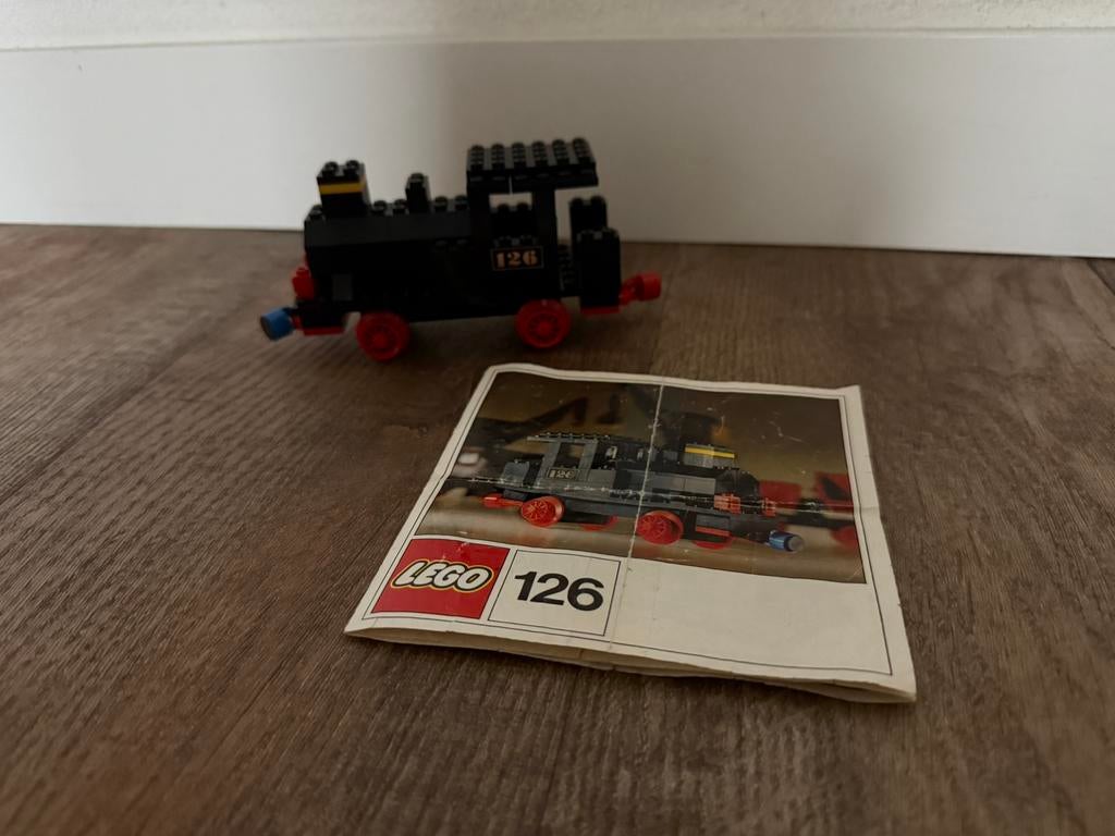 Lego vintage trein set 126, Enfants & Bébés, Jouets | Duplo & Lego, Utilisé, Lego, Ensemble complet, Enlèvement ou Envoi