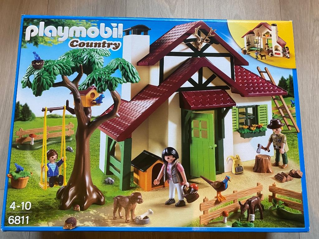 Playmobil Boswachtershuis, Kinderen en Baby's, Ophalen, Zo goed als nieuw