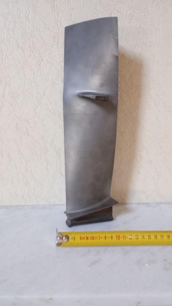 Turbineblad vliegtuigmotor 36cm, Ophalen of Verzenden, Zo goed als nieuw