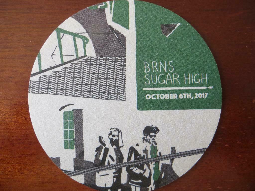 BRNS - SUGAR HIGH  - Sous- bock / bierviltje / beer coaster, Verzenden, Nieuw