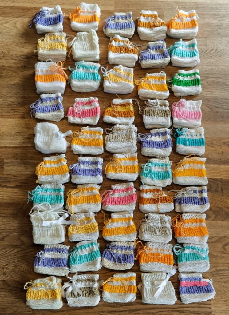 doopsuiker Vintage babysokjes 50 paar jaren 80 nooit gebruik, Ophalen of Verzenden