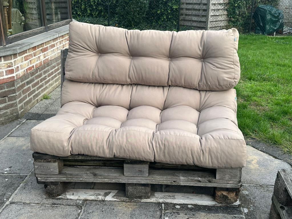 Palletkussens - Florabest - kleur: beige, Enlèvement, Comme neuf