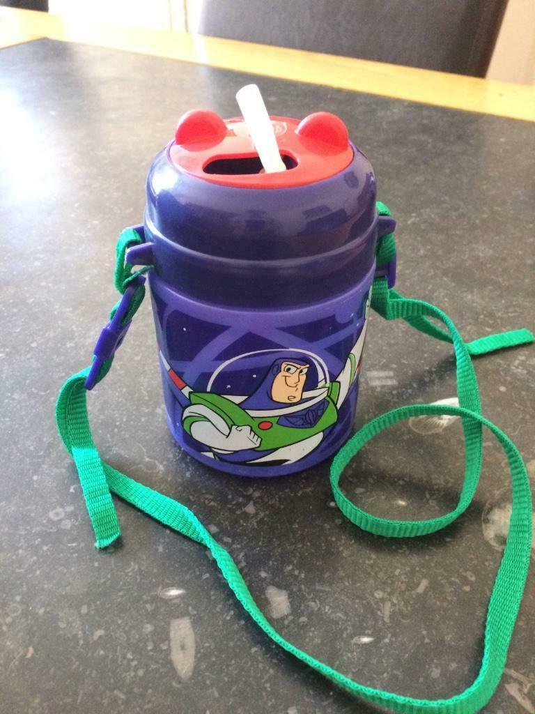 Vintage Buzz Lightyear Toy Story waterfles, Verzamelen, Ophalen of Verzenden, Gebruikt