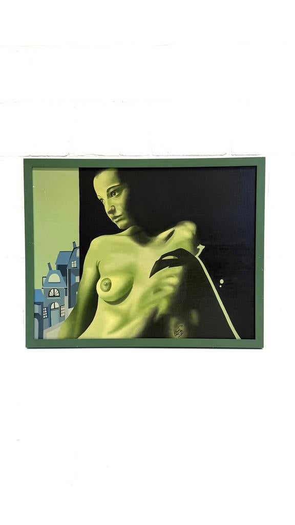Schilderij Jean-Pierre Lowie, Enlèvement ou Envoi