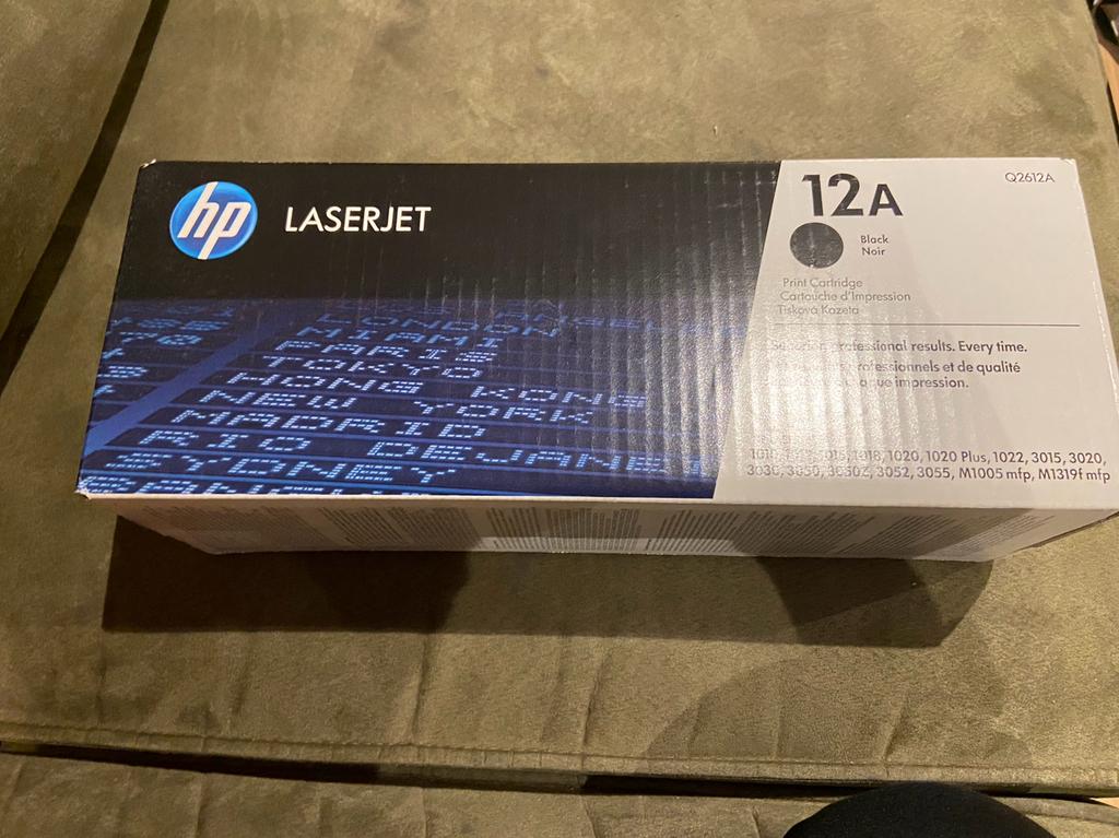 HP 12A originele zwarte LaserJet tonercartridge, Ophalen of Verzenden, Nieuw, Cartridge, HP