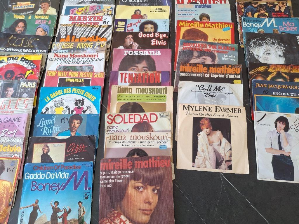 Diverse oude 45T Vinyls, Ophalen of Verzenden, Gebruikt, Single