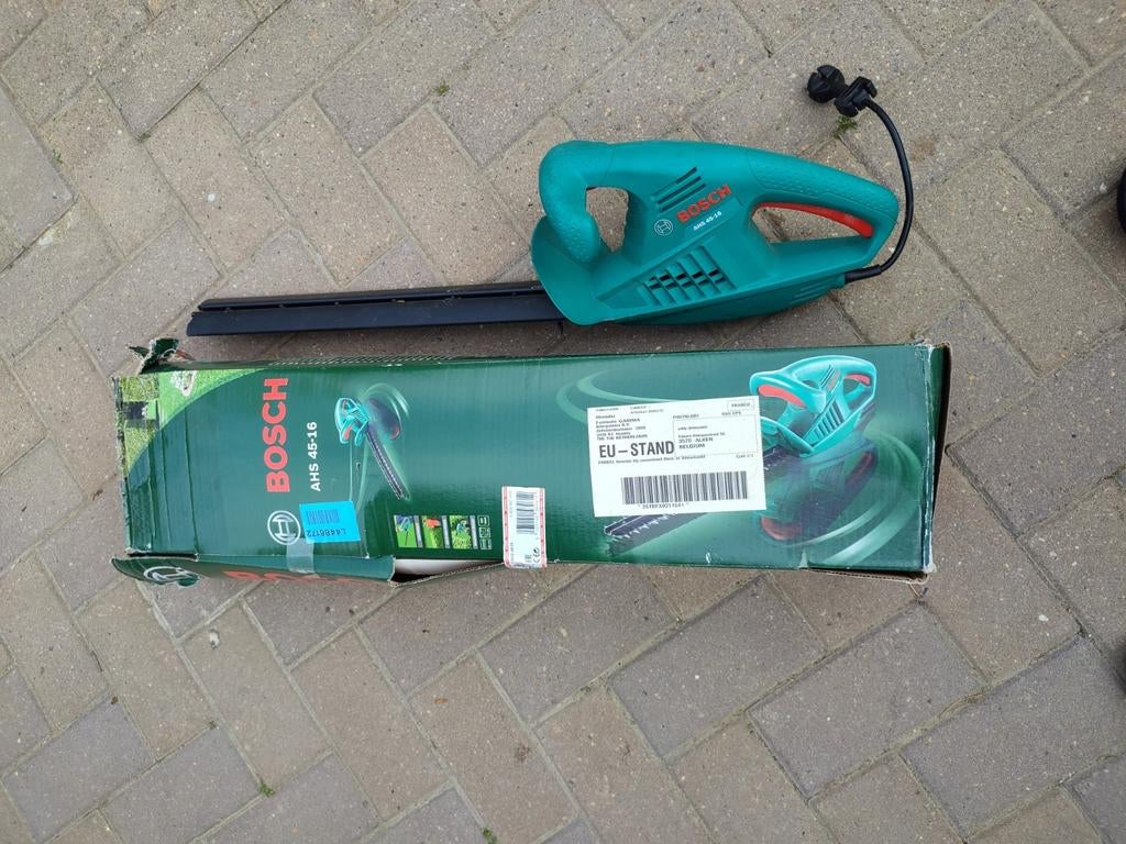Bosch heggenschaar, Ophalen, Gebruikt
