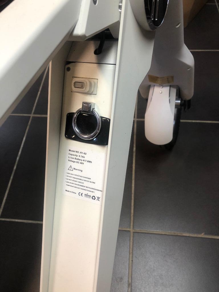 Electrische scooter Lehe K1 met EEC certificaat voor de weg, Neuf, Classe B (45 km/h), Enlèvement, Lehe K1