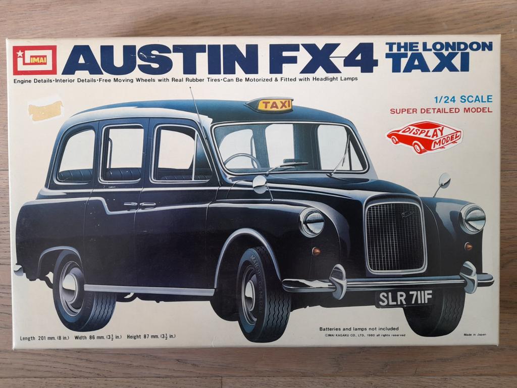 Bouwdoos London Taxi FX4 - Imai - 1/24, Hobby en Vrije tijd, Ophalen of Verzenden, Zo goed als nieuw