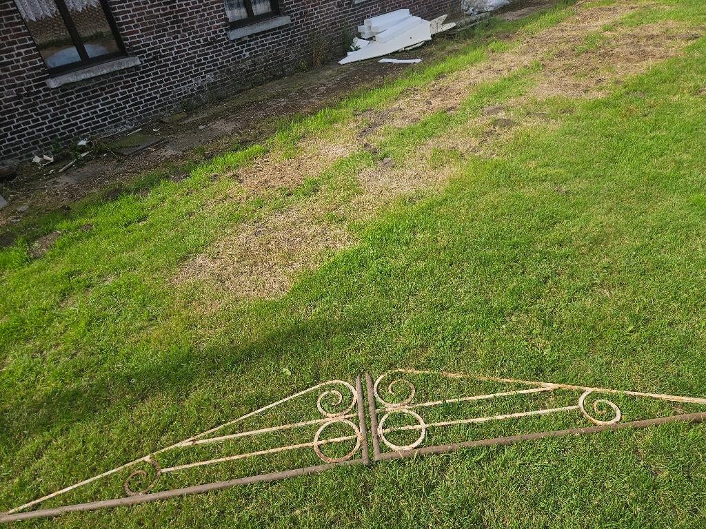 Plateau en fer forgé pour portail 350cm, Enlèvement, Utilisé, Fer, Clôture ornementale