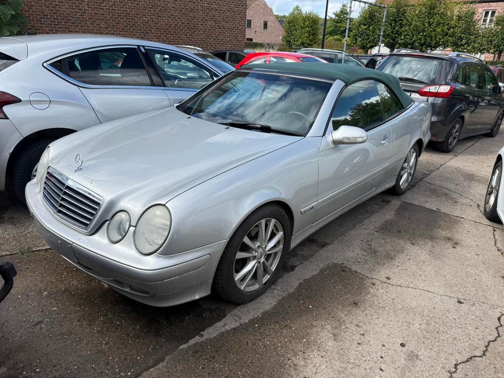 Mercedes clk 230 Carbio KOMPRESSOR AIRCO LEDEREN AUTOBOX, Auto's, 4 zetels, Zwart, 4 cilinders, Cabriolet