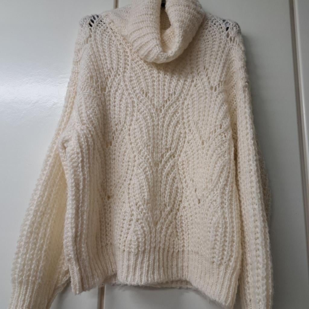 Winter trui mohair wol mix 38/40 Nieuw, Ophalen of Verzenden, Nieuw, Maat 38/40 (M), Wit