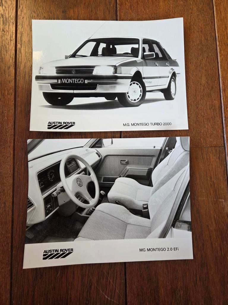 2x MG Montego Austin Rover persfoto, Ophalen of Verzenden