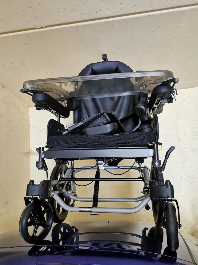 Invacare azalea kantel rolstoel extra brede info 0488826971, Ophalen of Verzenden, Inklapbaar, Nieuw, Elektrische rolstoel