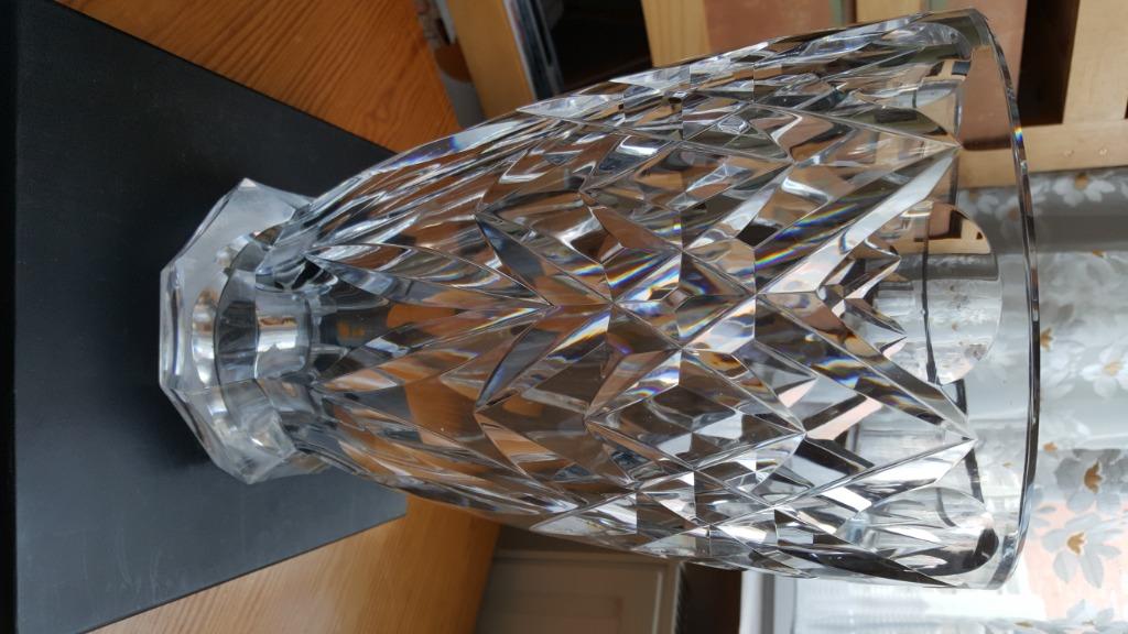 VASE CRISTAL TAILLE, Enlèvement, Comme neuf, Cristal, Autres types