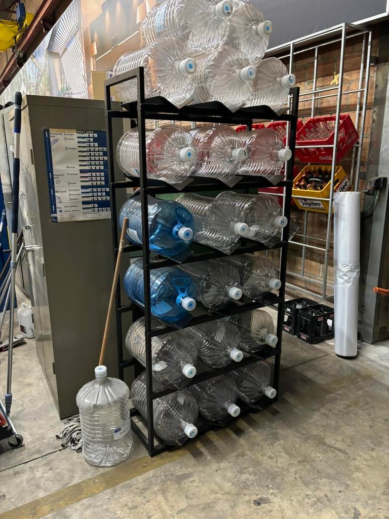 Rek voor sipwell drinkflessen, Enlèvement