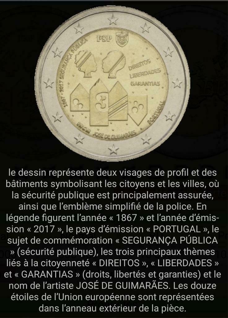2 € HERDENKINGEN PORTUGAL 2017 (UNC), Ophalen of Verzenden, Portugal, 2 euro, Losse munt