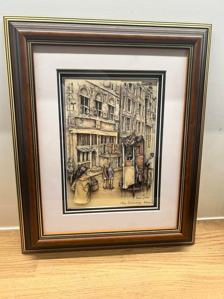 Anton Pieck 3d kader, Ophalen of Verzenden