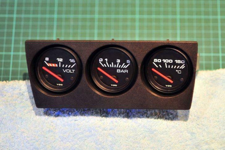 Set jauges VDO AUDI Coupé GT Voltmètre Mano Thermomètre 81, Ophalen of Verzenden, Gebruikt, Audi
