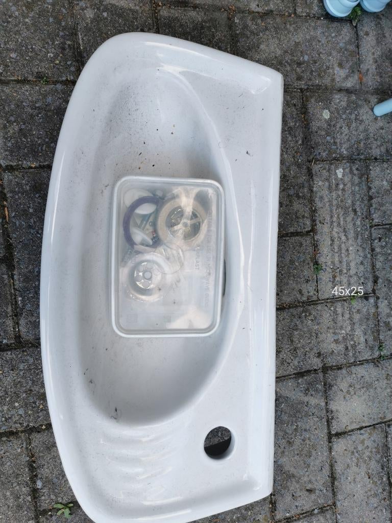 Lavabo bon état, Bricolage & Construction, Comme neuf, Lavabo