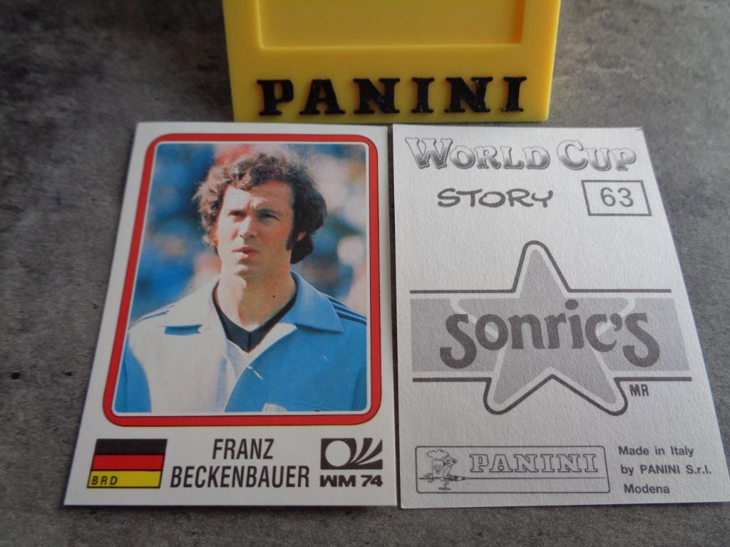 PANINI AUTOCOLLANT DE FOOTBALL COUPE DU MONDE HISTOIRE BECKE, Enlèvement ou Envoi, Autocollant