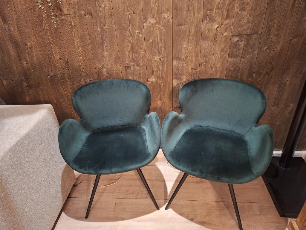 Fauteuil en velours, Moins de 75 cm, Comme neuf, Enlèvement, 50 à 75 cm