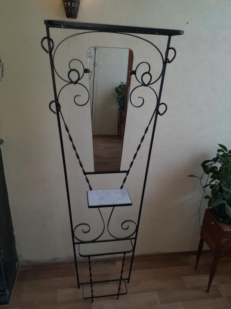 Porte manteaux vintage, Portemanteau mural, Comme neuf, Métal, 150 à 200 cm