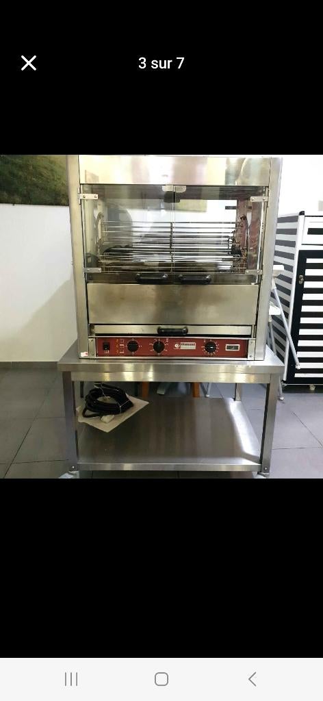 Rôtissoire poulet, Enlèvement, Utilisé, Cuisinière, Friteuse et Grils