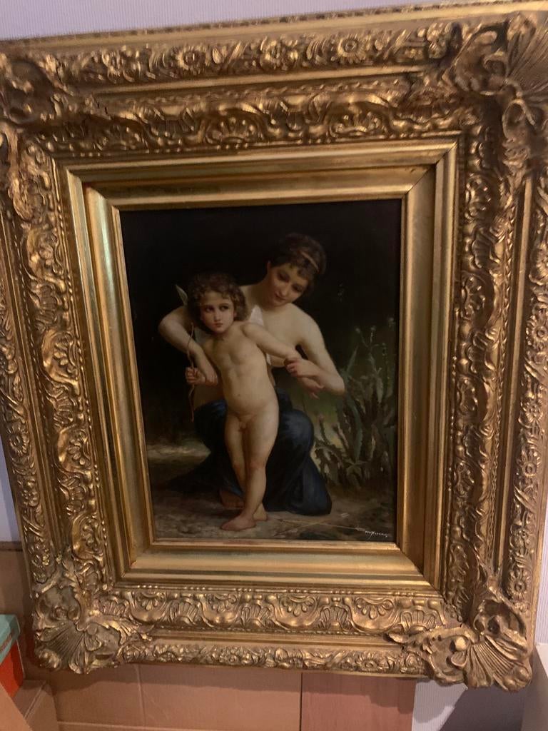 Schilderij op hout, Enlèvement