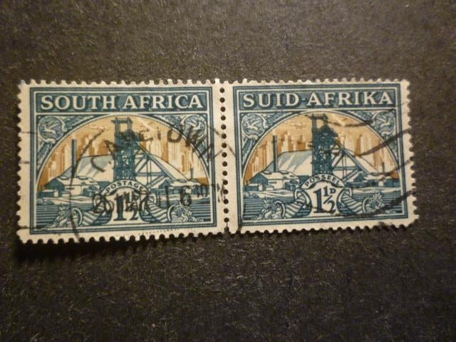 Zuid-Afrika/Afrique du Sud 1936 Mi 79/80(o), Enlèvement ou Envoi, Afrique du Sud, Affranchi