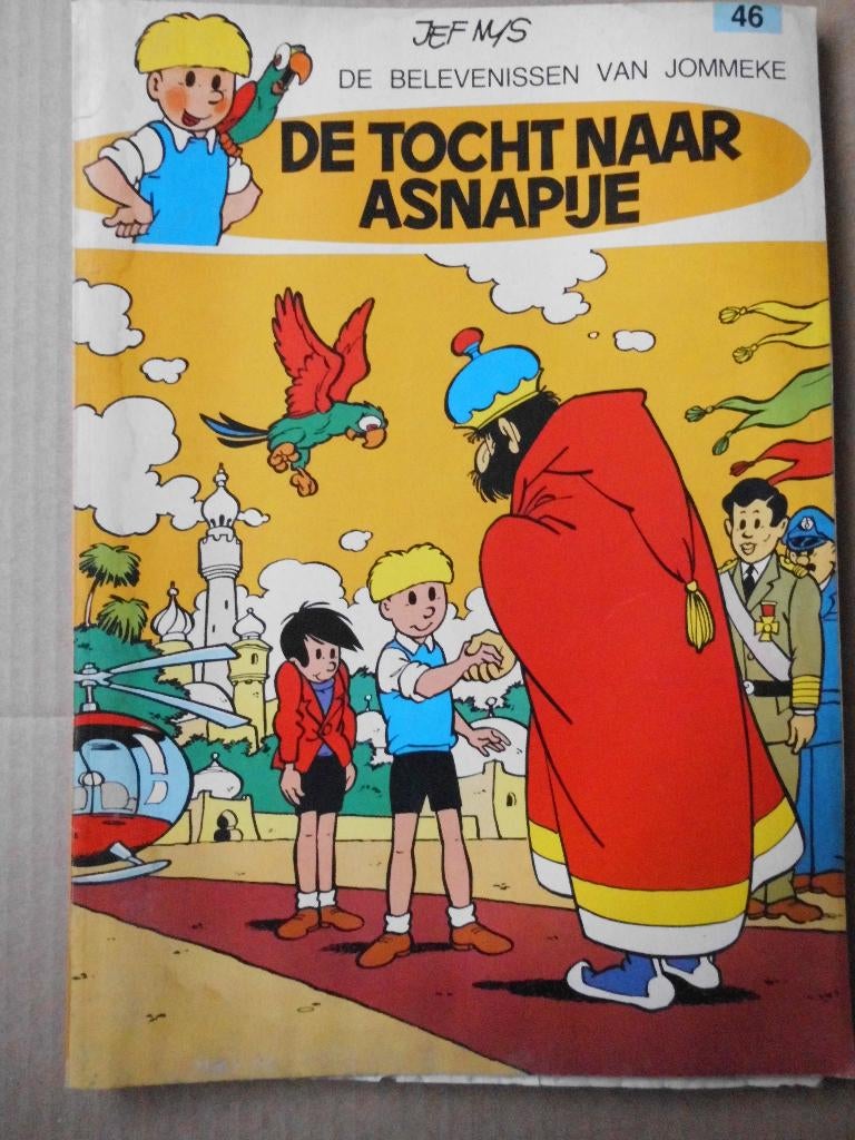 Jommeke - De tocht naar Asnapije, Boeken, Eén stripboek, Ophalen of Verzenden, Gelezen, Jef Nys