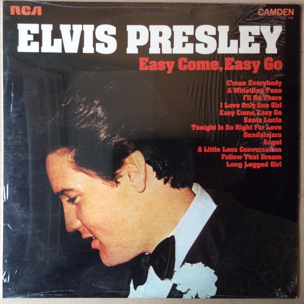 Elvis Presley Vinyl "Easy come, Easy go" U.K., Verzenden, Zo goed als nieuw, 12 inch, Poprock