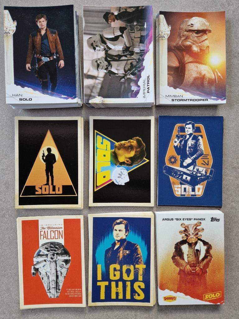 2018 TOPPS SOLO A Star Wars STORY 154 trading cards set, Ophalen of Verzenden, Zo goed als nieuw, Overige typen
