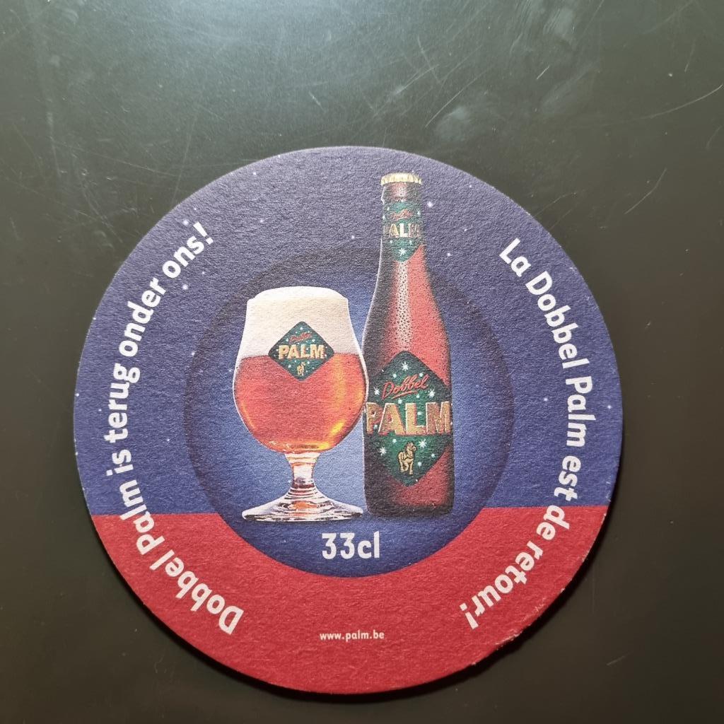 Sous Bock Palm (modèle 45), Collections, Marques de bière, Enlèvement ou Envoi, Utilisé, Sous-bock, Palm
