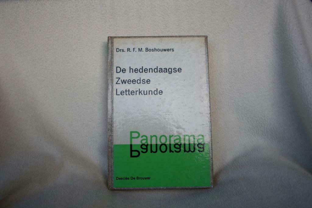 De hedendaagse Zweedse Letterkunde Drs. R.F.M. Boshouwers, Boeken, Gedichten en Poëzie, Gelezen, Ophalen of Verzenden