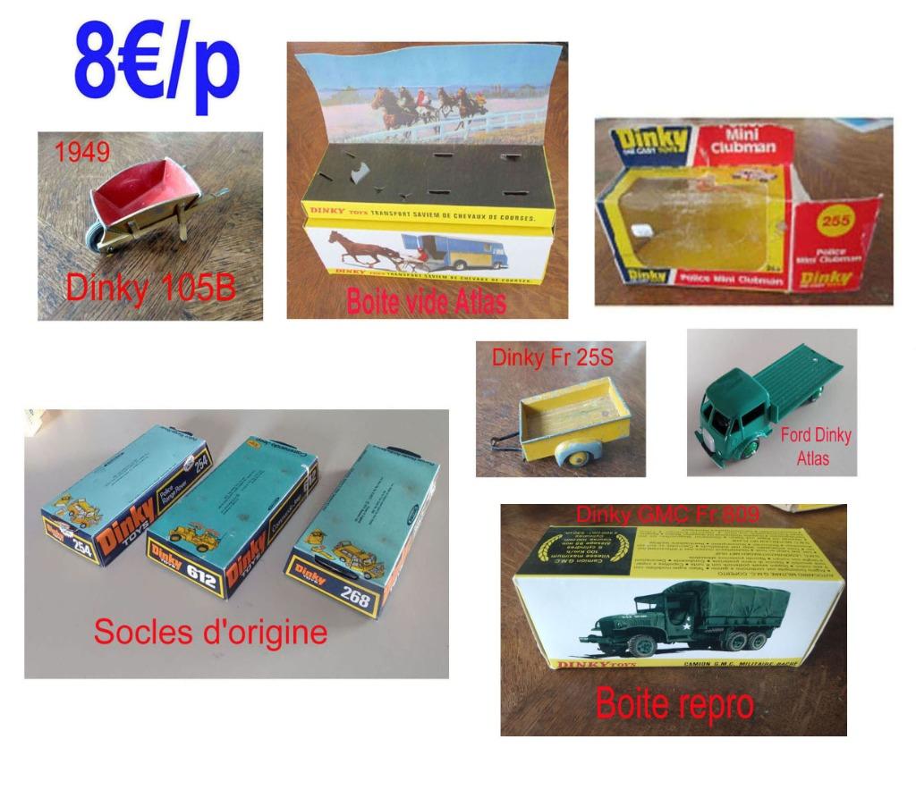 Lot Dinky:Boite Vide(254,255,268,612,925),Studebake,Brouette, Antiek en Kunst, Antiek | Speelgoed, Ophalen