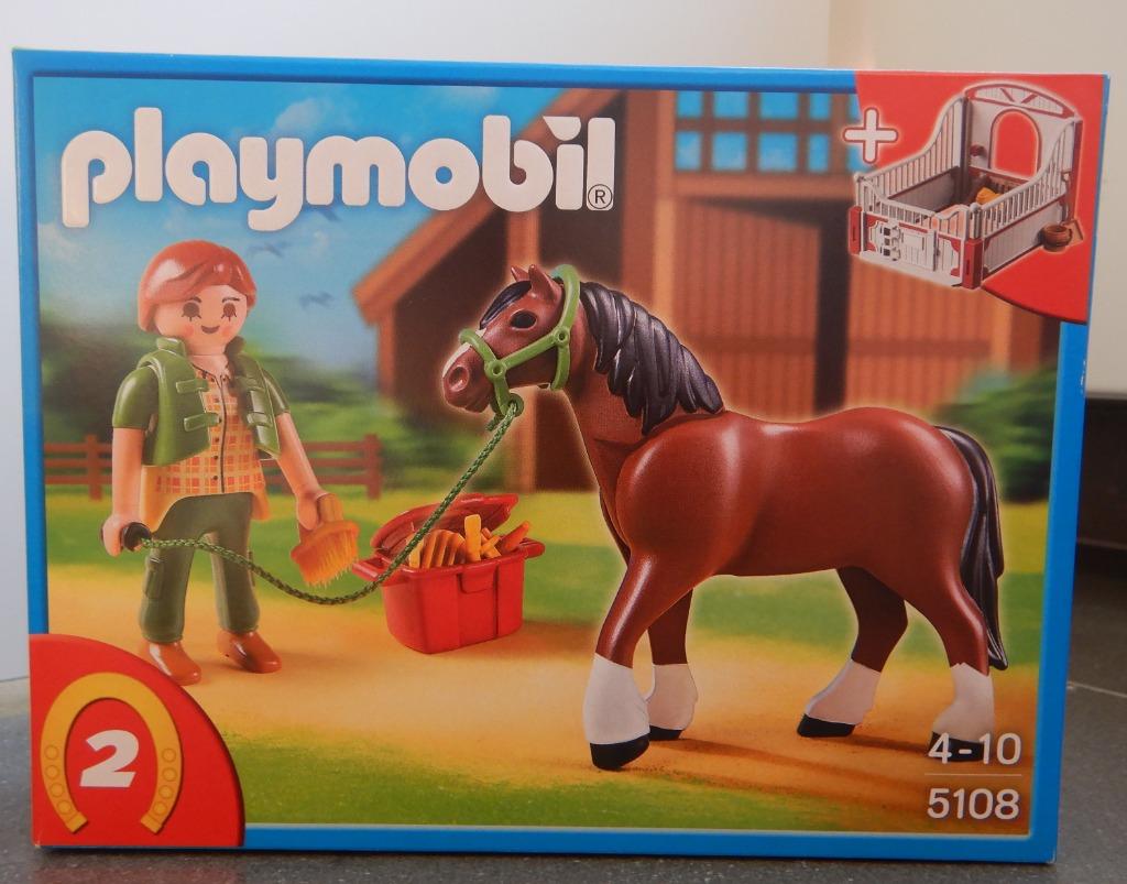 Playmobil - Shire Paard, Ophalen, Nieuw, Complete set