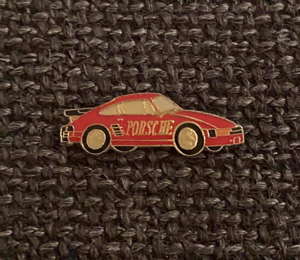 PIN - PORSCHE, Verzamelen, Verzenden, Gebruikt, Transport, Speldje of Pin
