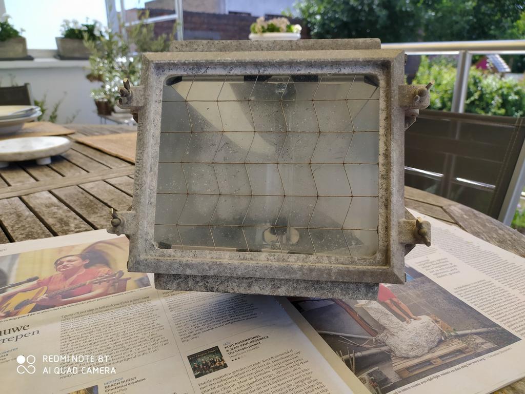 Verstraler halogeen 18 cm x 20 cm, Ophalen, Gebruikt, 500 watt of meer, Lamp