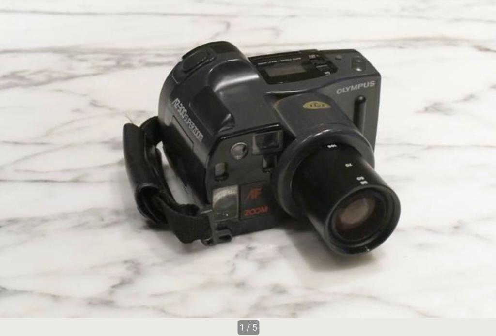 Olympus AZ-300 Superzoom camera met tas, Ophalen of Verzenden, 1980 tot heden, Fototoestel