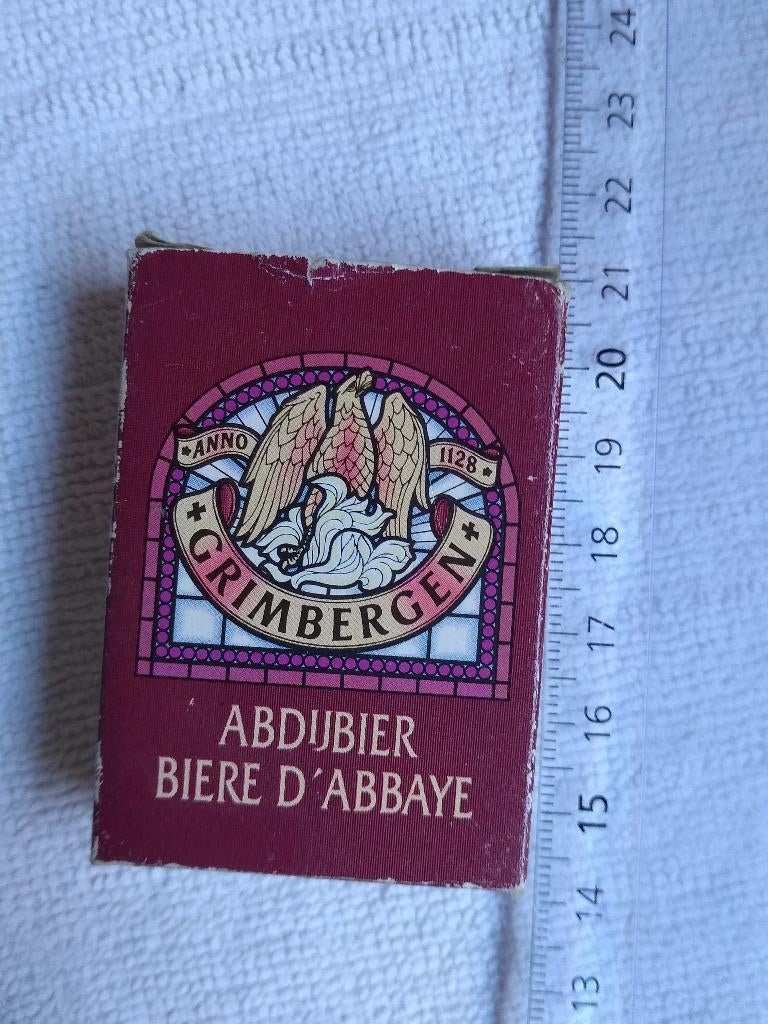 mini speelkaarten abdijbier Grimbergen in goede staat, Verzamelen, Speelkaarten, Jokers en Kwartetten, Ophalen of Verzenden, Zo goed als nieuw