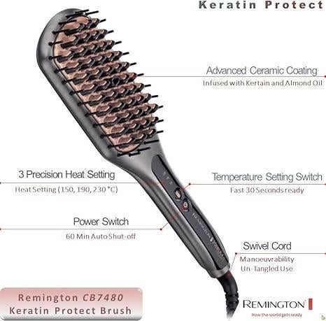 Remington | Ionische stijlborstel | GRATIS LEVERING, -, Verzenden, -, Overige typen