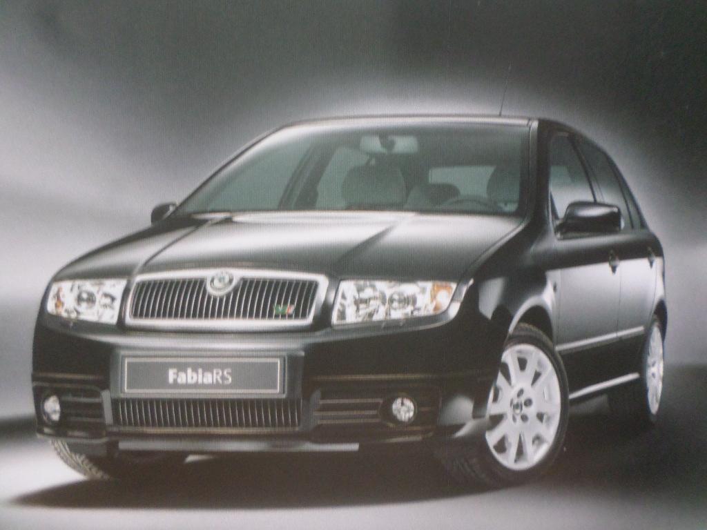 Brochure de la Skoda Fabia RS, Enlèvement ou Envoi