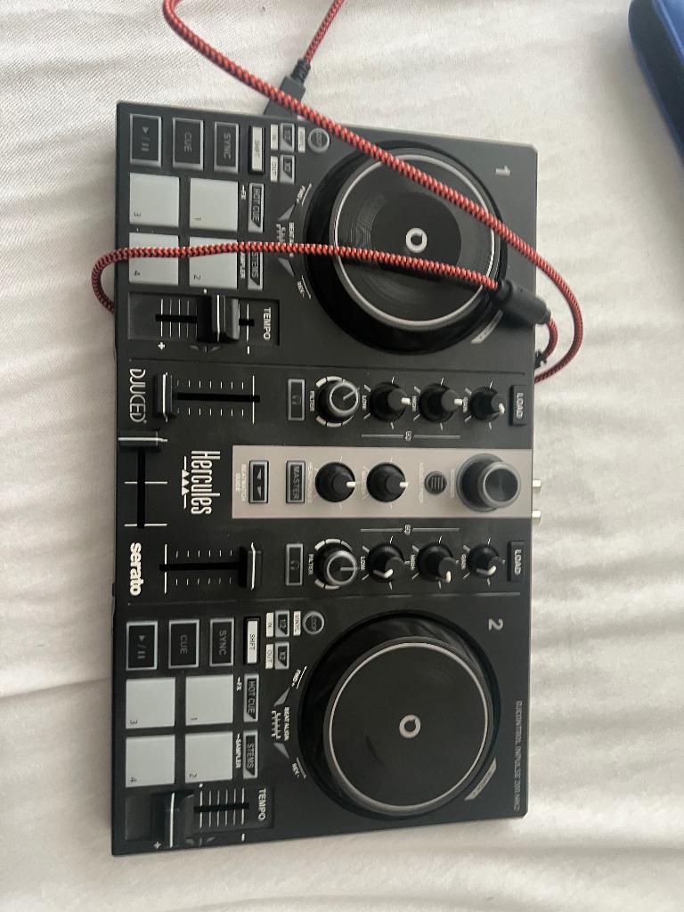 Dj set hercules inpulse mk2 200, Muziek en Instrumenten, Dj-sets en Draaitafels, Ophalen of Verzenden, Zo goed als nieuw, Draaitafel