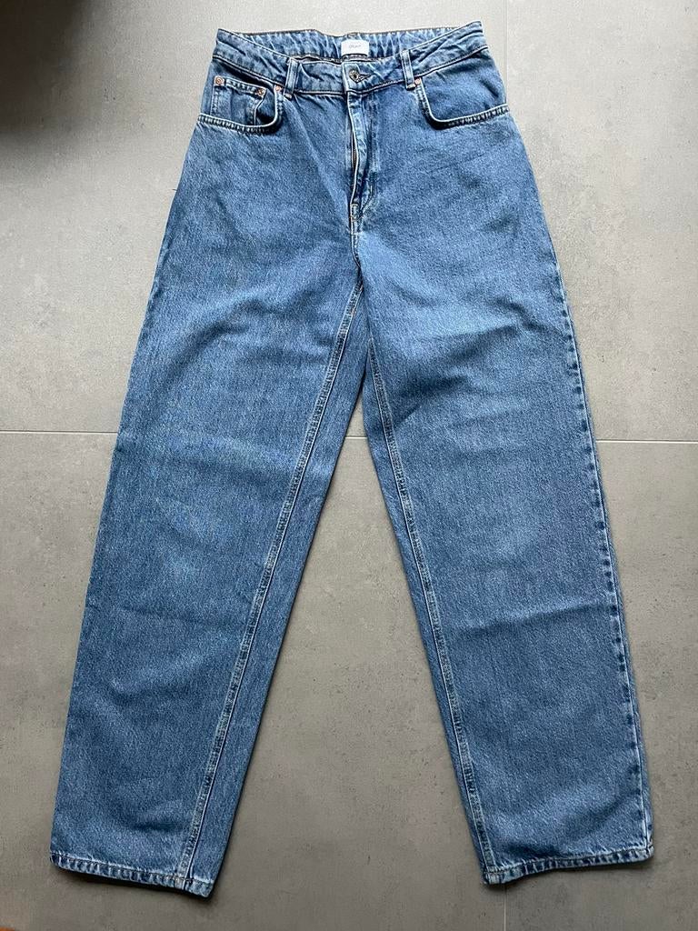 Baggy jeans Grunt mid blue maat 28, Kleding | Heren, Spijkerbroeken en Jeans, Ophalen of Verzenden, Zo goed als nieuw