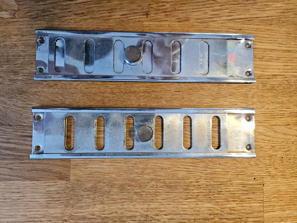 DKW ventilatierooster chromé 2 stuks, Ophalen of Verzenden, Gebruikt