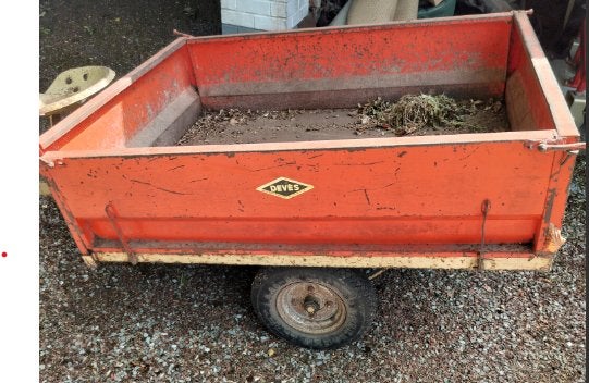 Remorque pour transport dans jardin, Enlèvement