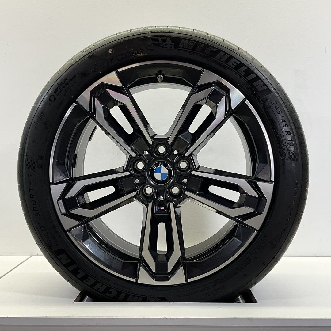 BMW IX1 X1 U11 IX2 X2 U10 SET VELGEN + ZOMERBANDEN 19 INCH O, Pneus et Jantes, 245 mm, Véhicule de tourisme, Pneus été